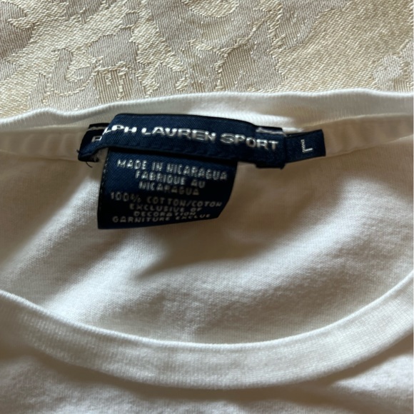 Ralph Lauren Green and White Women’s Short Sleeve Tee (2) - Picture 2 of 3